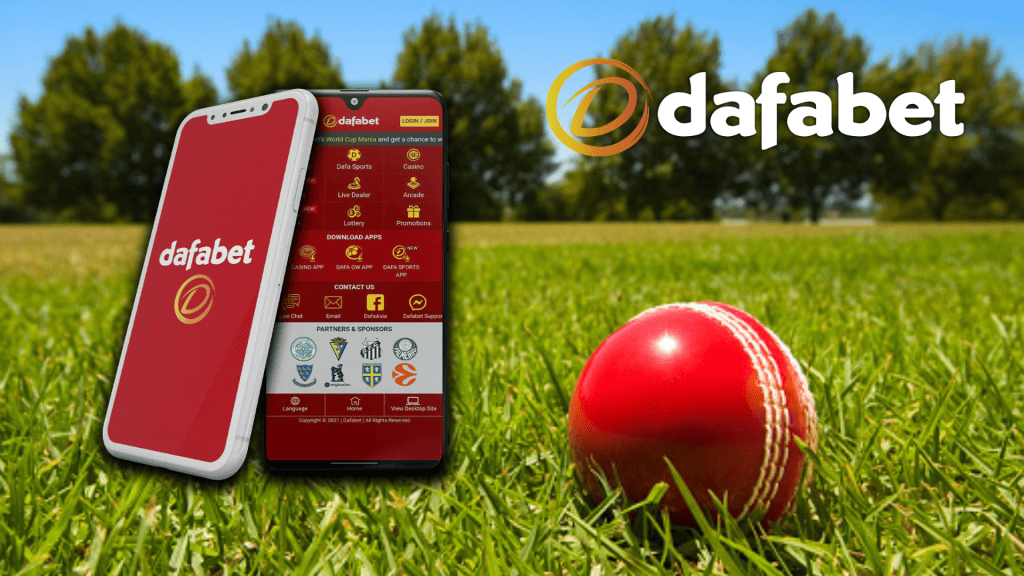 Dafabet App interface on a smartphone screen with live betting options and real-time odds.